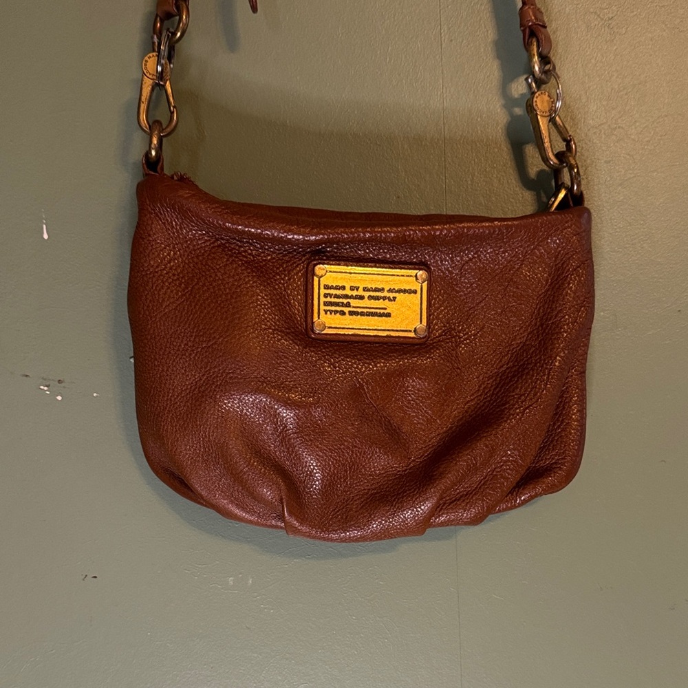 Marc by Marc Jacobs Brown Leather Crossbody Bag
